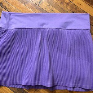 All In Motion XL Purple Micro-Pleated Tennis Skirt
